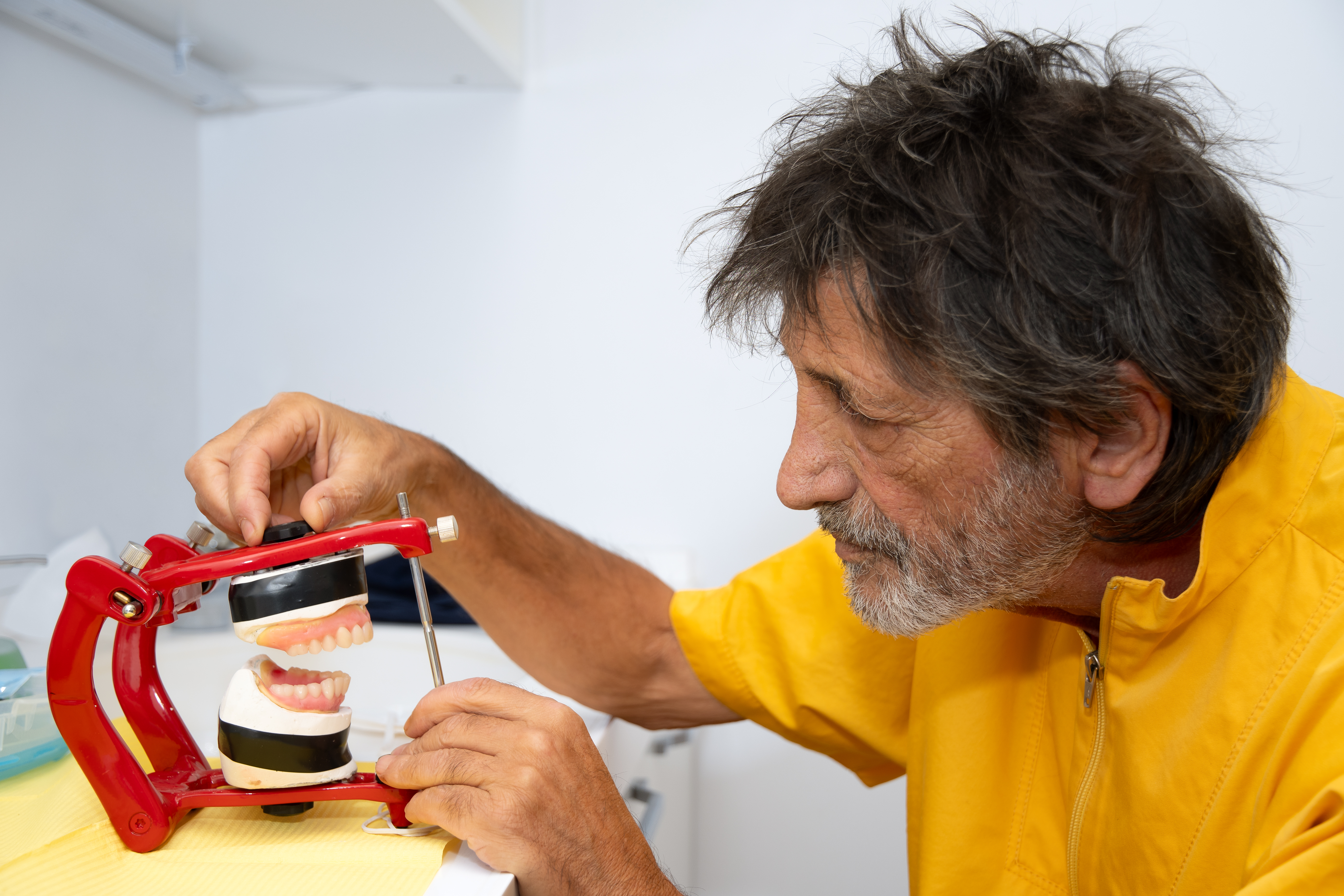 Medico chirurgo odontoiatra, protesi mobile, dentiera, modelli studio 